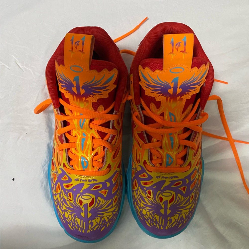 Puma Red and Orange Athletic Sneakers
